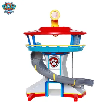 

PAW PATROL Action Figures Toy Paw Patrol Headquarters Puppy Patrol Lookout Tower with Music & Light Rescue Base Children's Toy