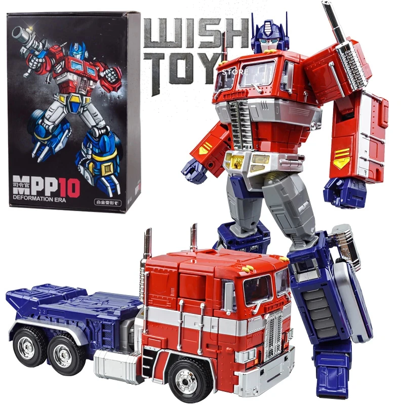 WJ Transformation Robot G1 MPP10 Masterpiece MPP-10 Alloy 33cm Trailer Truck Container OP Commander KO Action Figure Model Toys