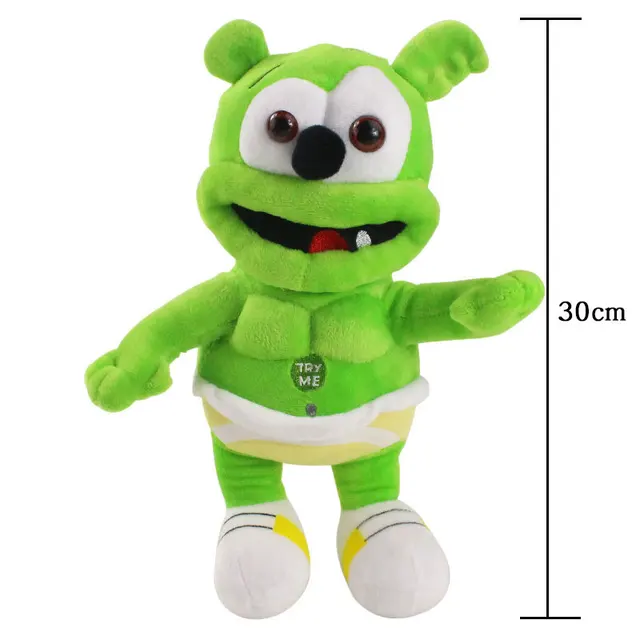 High quality Plush 2019 Gummy Bear 30cm Gummy Bear Voice Pet Funny Lovely Doll Toys Sounding Plush Toy Best Gift For Kids