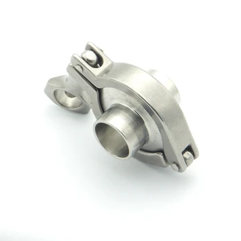 

304 Stainless Steel Sanitary Pipe Fitting Set 25mm Pipe OD Sanitary 1.5" Tri Clamp Weld Ferrule + Tri Clamp + Silicon Gasket