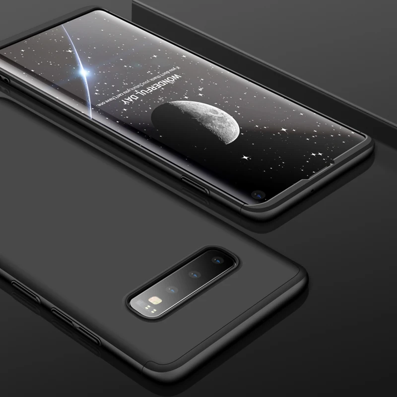 360 градусов чехол для samsung Galaxy S10 5G S9 S8 J4 J6 Plus S10e S7 S6 Edge Note 8 9 чехол 3 в 1 Жесткий ПК Защита матовый чехол