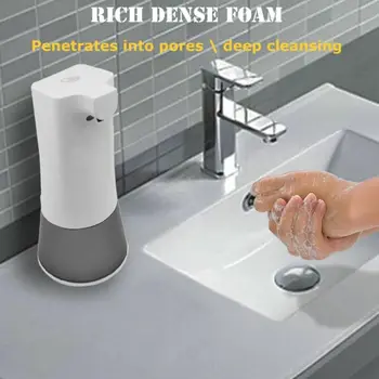 

2020 Bathroom Kitchen Touchless USB Charging IR Sensor 350ML Liquid Intelligent Sensor Soap Dispenser Hand Cleaning Disinfection