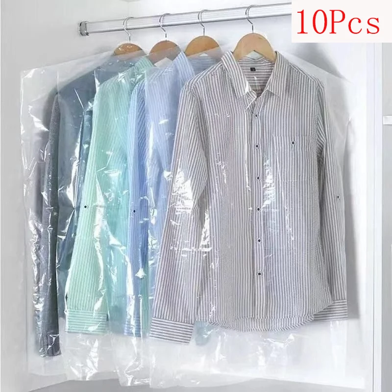 60x90cm 10 Pcs Disposable Plastic Transparent Dust Cover Bag For Dry