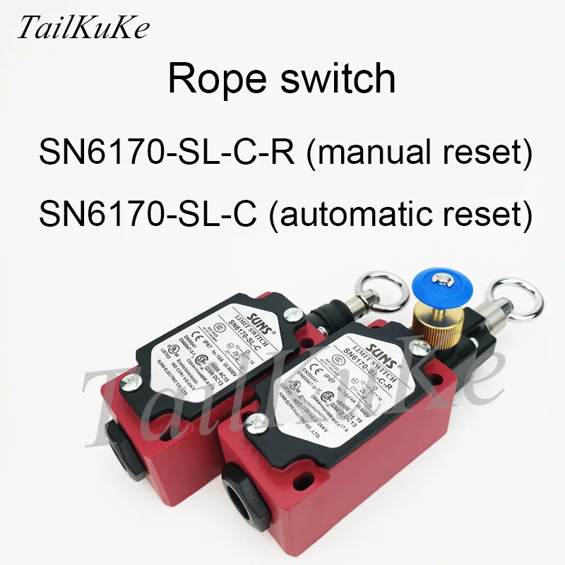 Три SUNX Pull Switch SN6170-SL-C-R переключатель безопасности аварийный стоп-переключатель