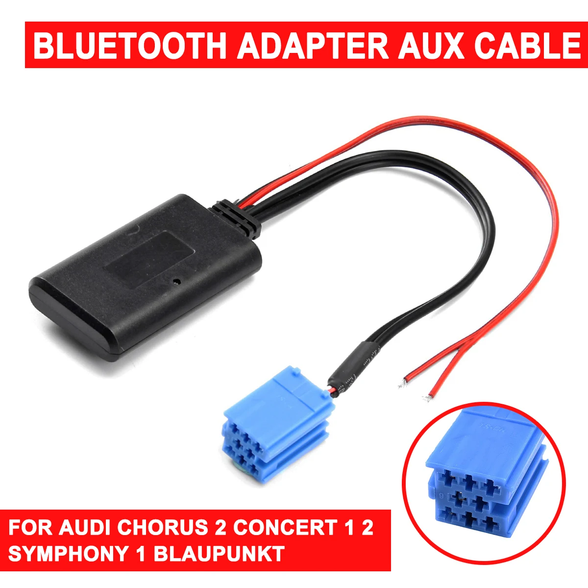 Для AUDI Chorus 2 Concert 1 Symphony для Blaupunkt радио bluetooth AUX адаптер кабель aux CD