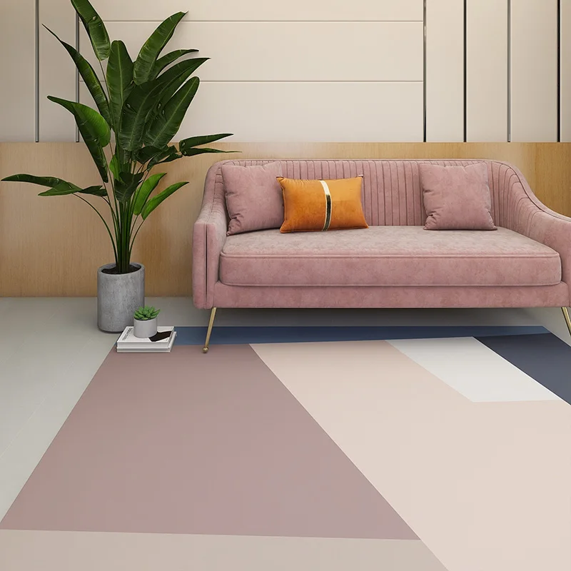 

Nordic ins bedroom carpet is full of lovely net red with floor mats home living room modern simplicity