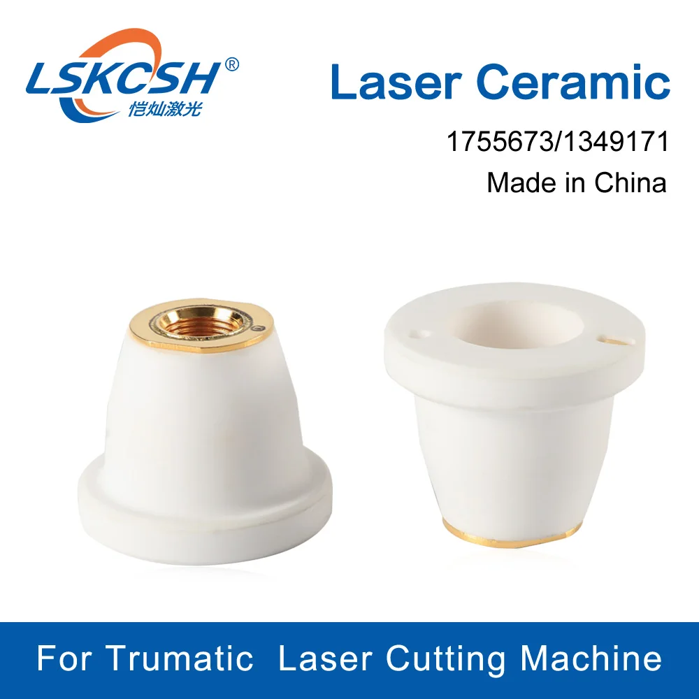 LSKCSH Trumpf 1349171/1755673 2D M12 лазерные керамические детали для волоконной лазерной резки Trudisk Trumatic волоконная лазерная резка