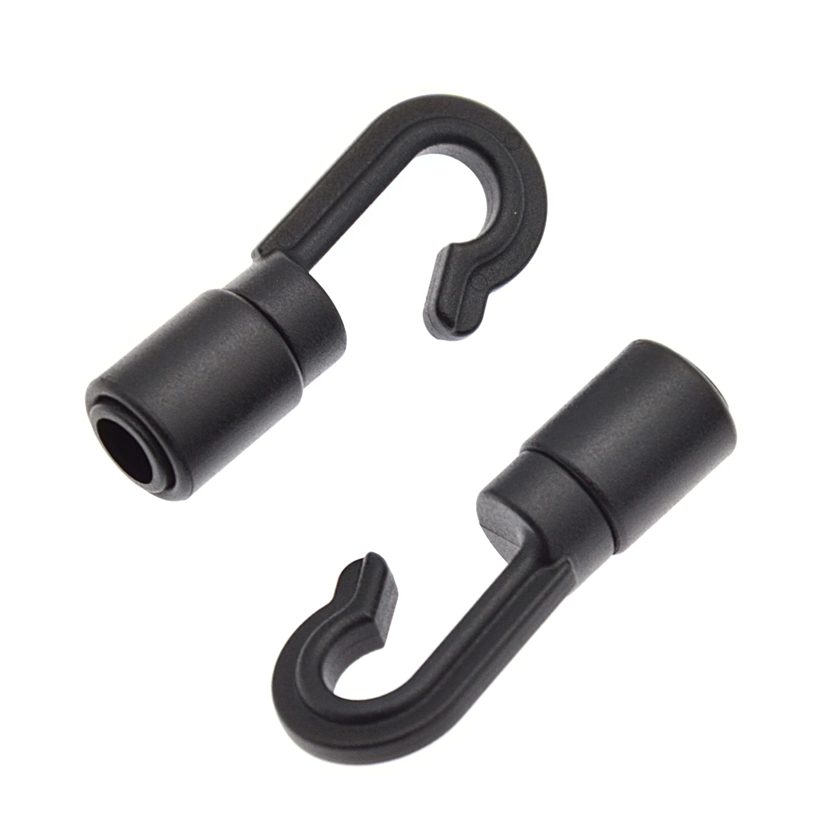 40 Pcs Plastic Rope Buckle Open End Cord Straps Hooks Snap Boat Kayak