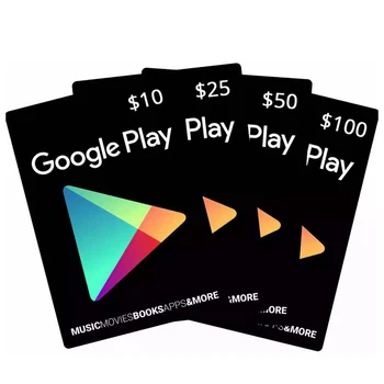 

US Google Recharge Card Google Play Gift Card Redeem Gift Card 5/10/15/25$