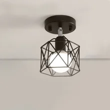 Современный минималистичный входный Железный декоративный потолочный персональный и креативный декор в европейском стиле, квадратный шестигранный