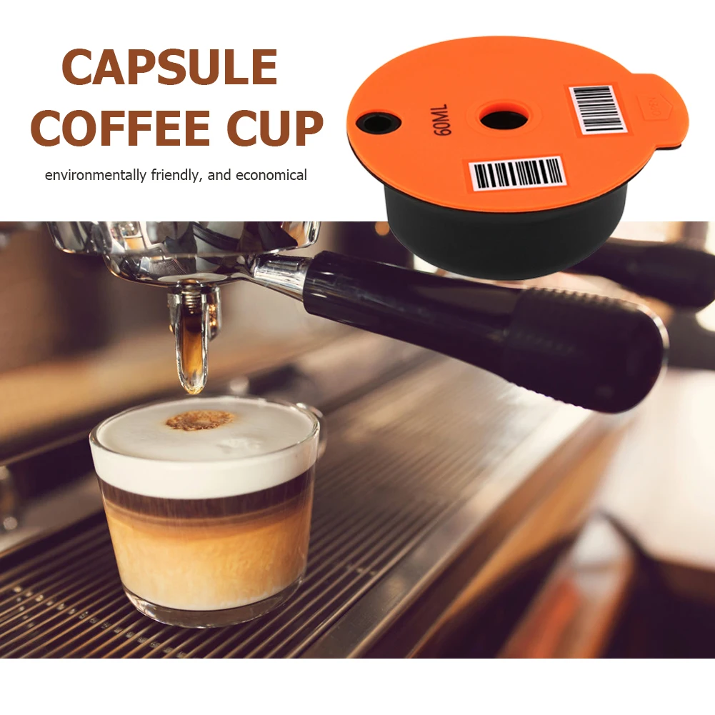 Home Office Cafe con Spoon 180ml Riutilizzabile di Plastica Riutilizzabile Capsule di Caffè Tazze per Bosch Tassimo Baccelli 