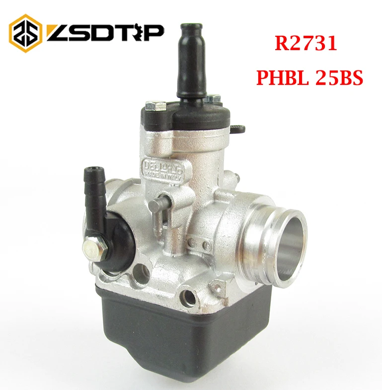 ZSDTRP PHBL 25BS  FANTIC 2T(A) R2731 Dellorto Carburetor PHBL 25 BS for Scooter 50-300cc Engine