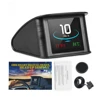 Universal  HUD P10 OBD2 Smart Digital Meter Head Up Display overspeed alarm engine fault code Car Navigator for Car Safely ► Photo 2/6