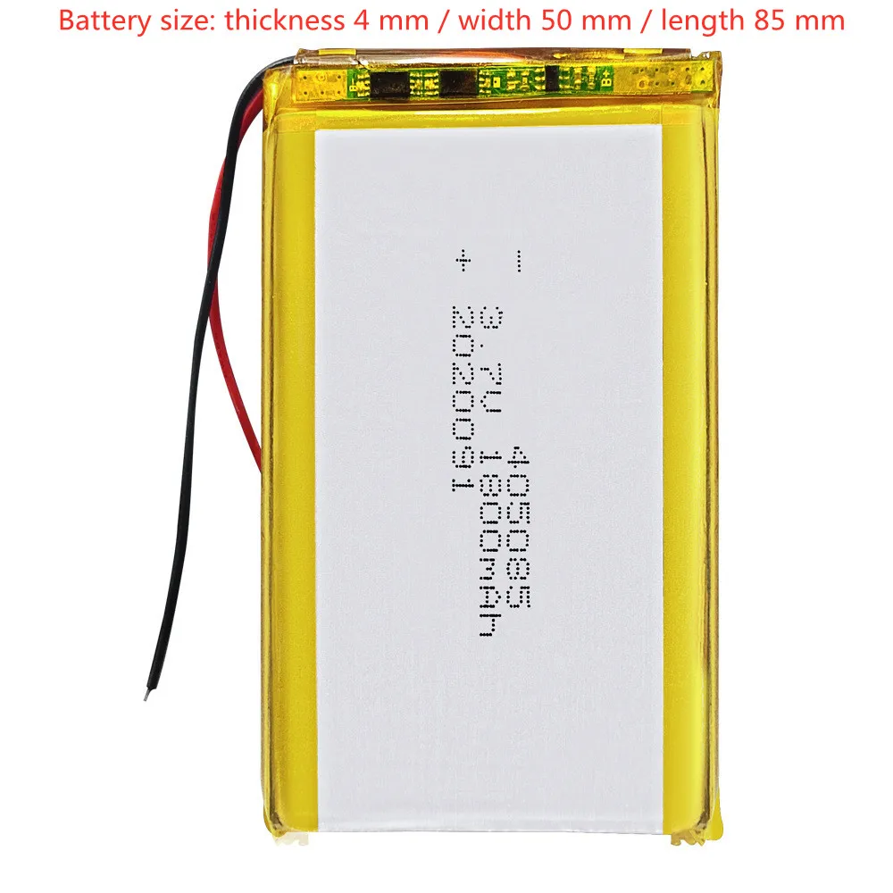 Высококачественный 3 7 v 1800mah литий-полимерный аккумулятор 405085 Pl405085