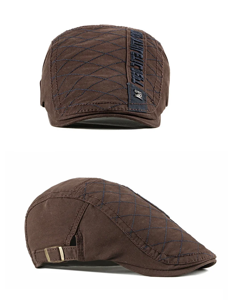 Béret Vintage Homme - Faux Daim - Casquette Rétro De Peintre / Vendeur Journaux