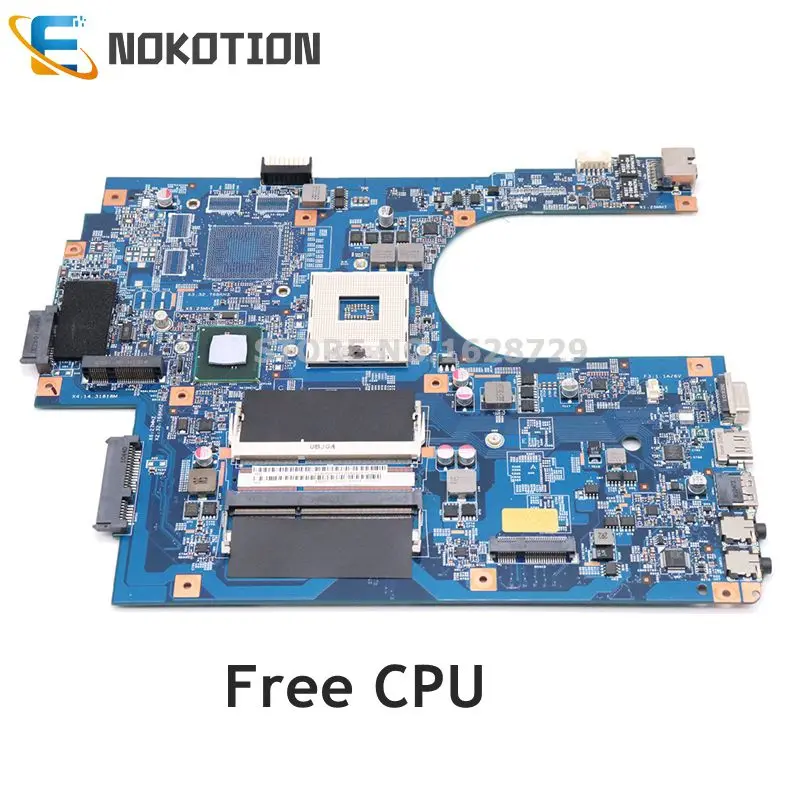 NOKOTION материнская плата для ноутбука 48.4hn1.01m MB.PT501.001 MBWK901001 Acer aspire 7741 7741Z HM55 DDR3