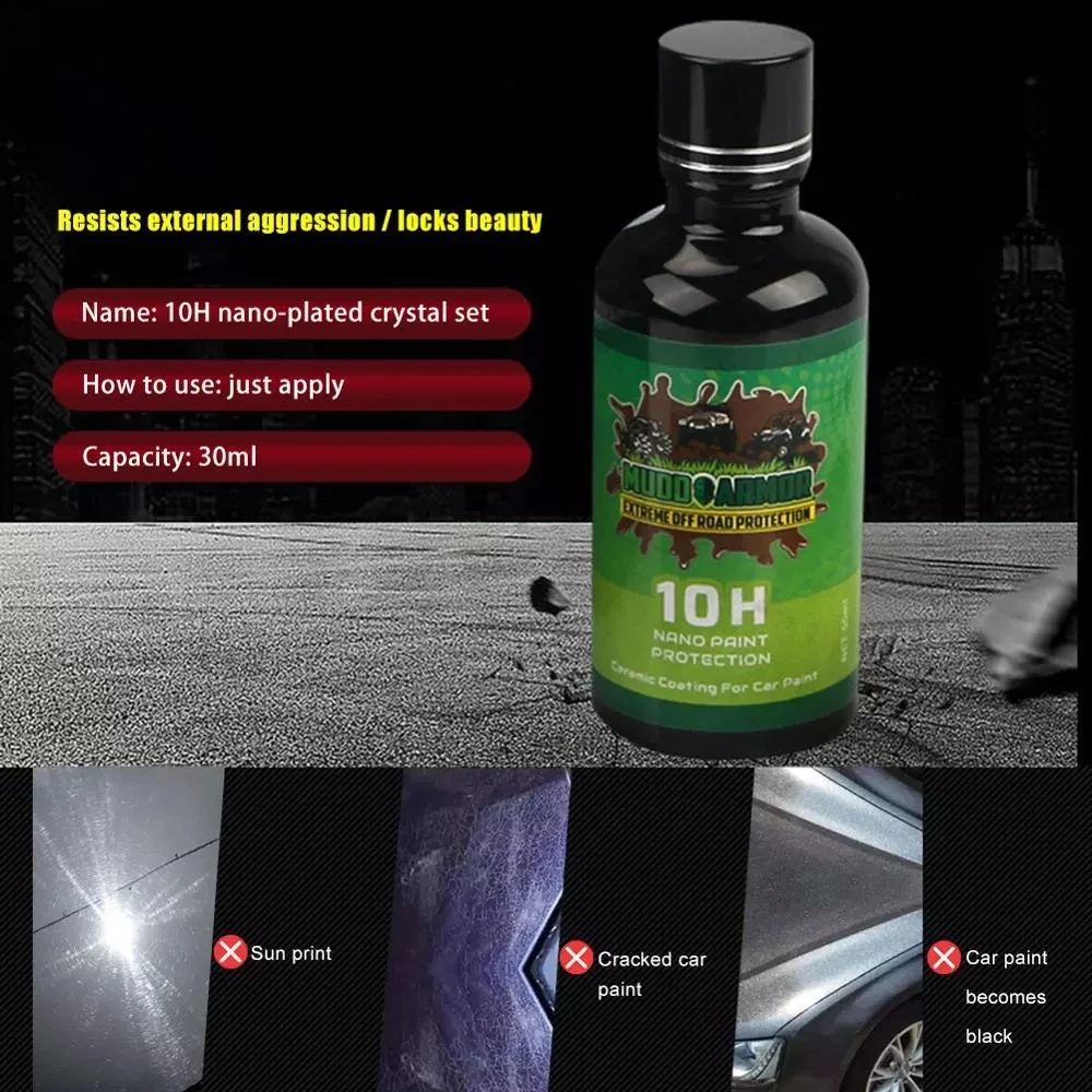 Car Coating Spray car coating spray car coating agent 10H Liquid Glass Ceramic Automotive Coating Waterproof Nano Ceramic Car Paint Care Solution