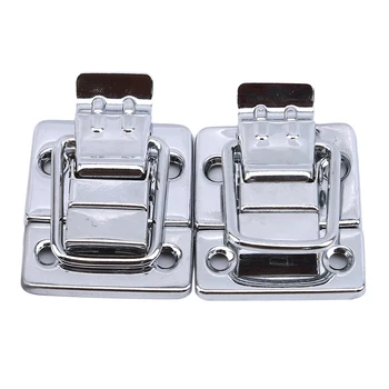 

New High Quality Stainless Steel Chrome Toggle Latch For Chest Box Case Suitcase Tool Clasp