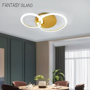 

Modern Led Chandelier Ceiling Lights for Living Room Dining Room Bedroom 180-265V Luminaires Acrylic 360 Glow lamp fixtures