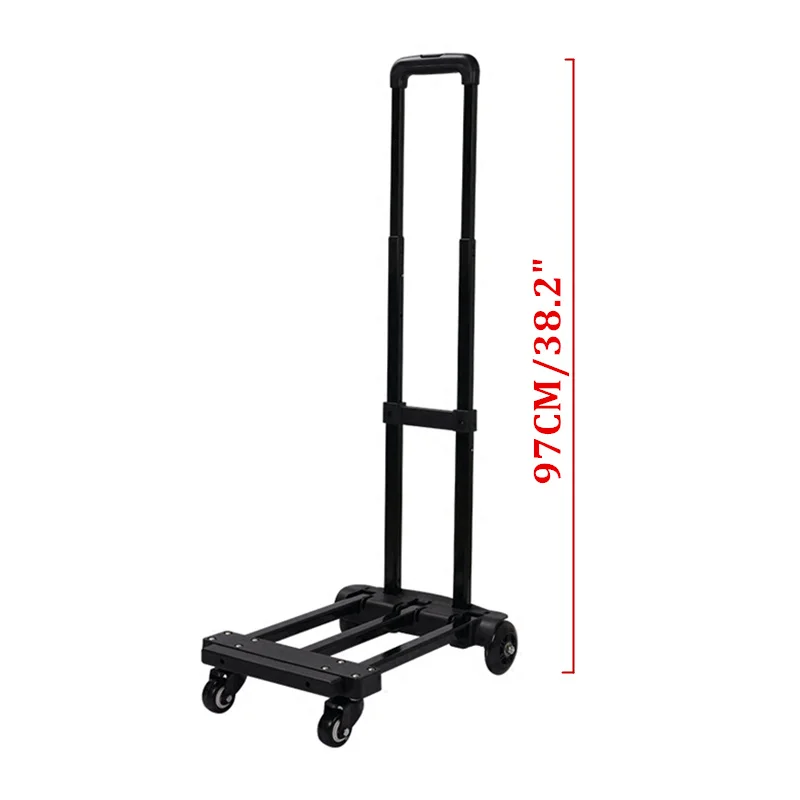 ALWAYSME Light & Portable Baby Child Car Seat Travel Carts Stroller Trolley With Four Wheels,Cart Only ,Not Include ISO FIX Belt