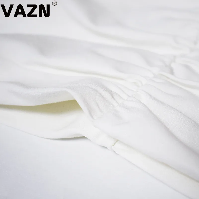VAZN, новейший стиль, хит, необычное, милое, молодежное, сексуальное, клубный стиль, одноцветное, короткий рукав, без бретелек, высокая талия, женское, тонкое, мини платье