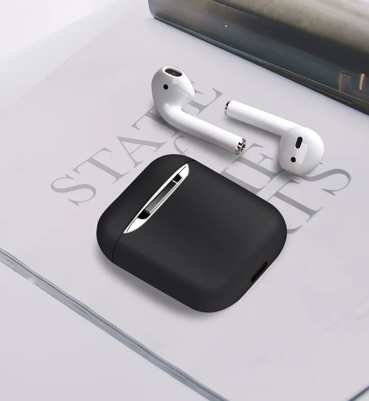 

AirPods Protective Case Apple 2 Wireless Bluetooth Headset 3 Liquid Silicone Cover Ipods2 S 1 Two Soft Cover Applicable