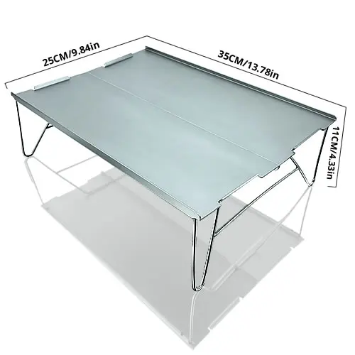 Мебель Складной Стол один стол Blac алюминиевая плита мини для пикника Открытый легкий - Цвет: 06