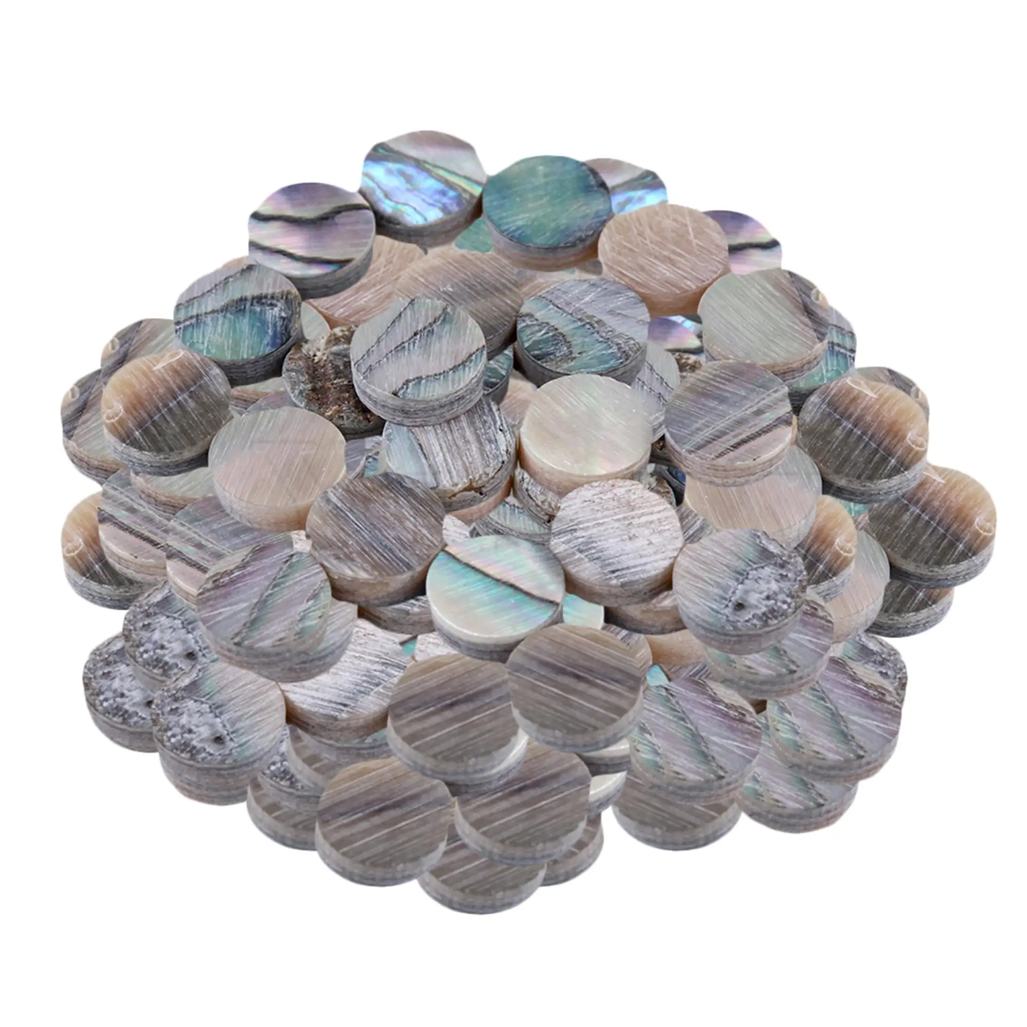 

200 PCS 6mm Paua Abalone Inlay Dots Fretboard Inlay for Guitar Ukulele Banjo