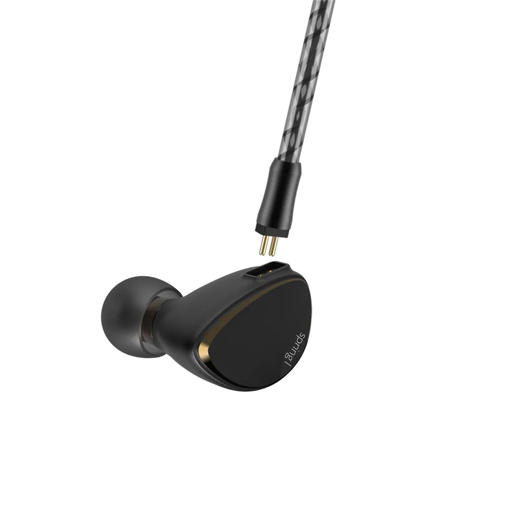  BQEYZ Spring 1 Earphone Piezoelectric Balanced Armature Hybrid Drivers HiFi In Ear Monitor Running 