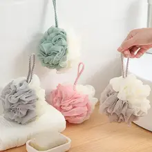 

1pc Soft Shower Mesh Foaming Sponge Bath Bubble Ball Body Skin Cleaner Exfoliating Scrubber Back Brush Bathroom Accessories