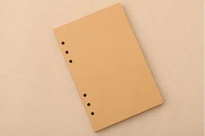 Khaki Inner Винтажный пиратский дневник, записная книжка с записной книгой, Обложка из искусственной кожи с отрывным листом для школьных канцелярских принадлежностей или путешественника - Цвет: Khaki Inner