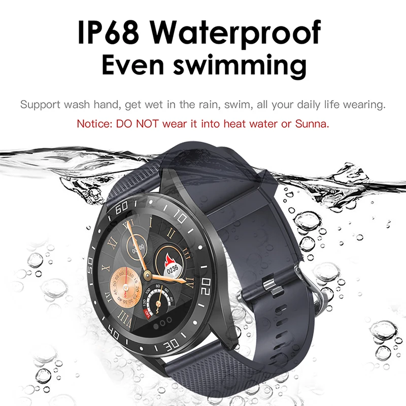 Günstige LIGE IP68 Wasserdichte Sport Smart Uhr Männer blutdruck herz rate monitor informationen erinnerung schlaf überwachung smartwatch