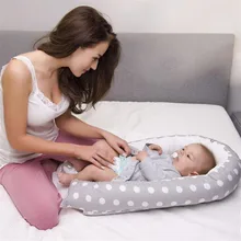 Детская кроватка из хлопка, мягкая детская кровать 80*45*10 см, портативная детская кроватка для новорожденных, 11 стилей, детская кровать