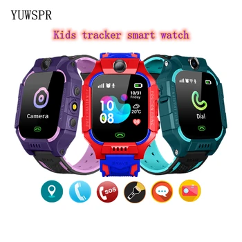 

Kids Tracker Smart Watches LBS Positioning 1.44" Touch Screen Camera Flashlight 2G SIM IOS Android Children Smart Clock Q19