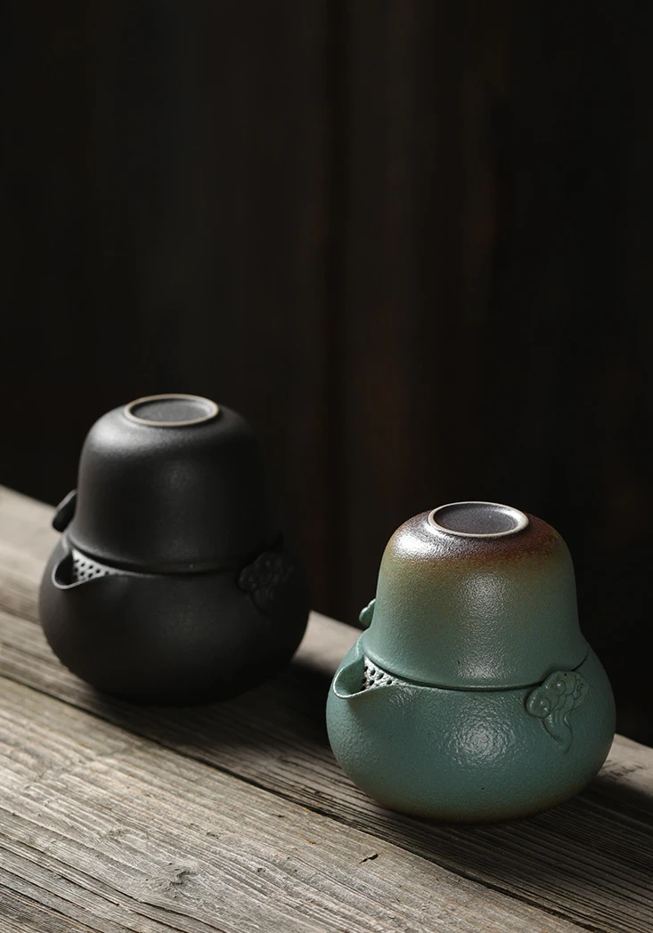 TANGPIN керамические чайники с 2 чаями gaiwan чайный набор портативный дорожный чайный набор Посуда для напитков