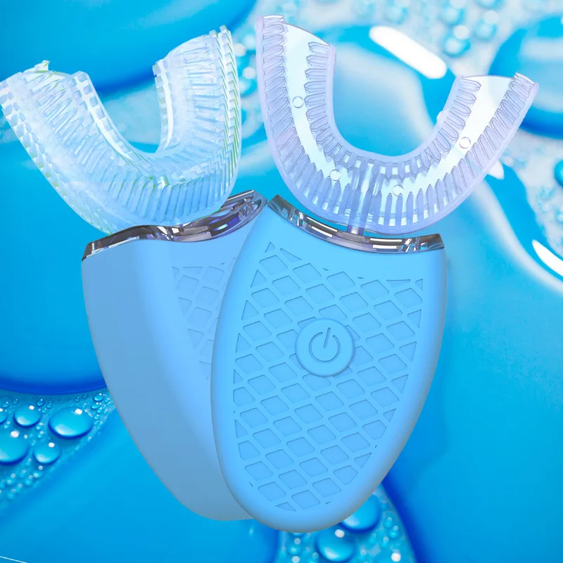 U Shape Electric Toothbrush 360 Degree Automatic Sonic Silicone Ultrasonic Electronic Tooth Brush USB Rechargeable Teeth Cleaner U Shape Electric Toothbrush 360 Degree Automatic Sonic Silicone Ultrasonic Electronic Tooth Brush USB Rechargeable Teeth Cleaner
