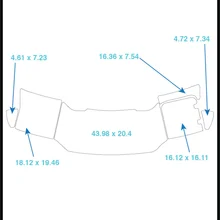 Chaparral H20 плавающий шаг коврик лодка EVA Тиковый настил 1/" 6 мм