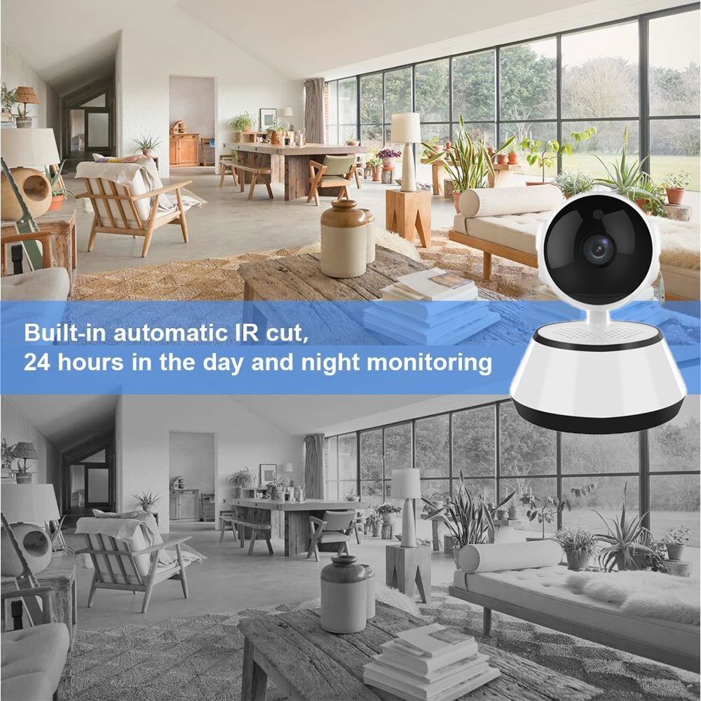 Смарт WiFi камера Wi-Fi аудио запись наблюдения детский монитор HD CCTV камера домашнее видео Ночное Видение безопасности IP камера iCSee