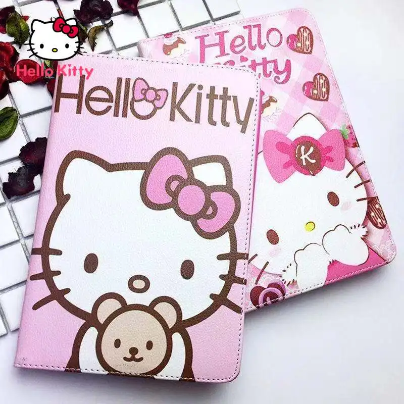 

Hello Kitty Apple Tablet Case Is Suitable for IPad2/3/4mini1/2/3/ipad2017/2018/air1/2/4/ 10.2 Inch IPad CaseSuitable for girls