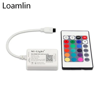 

Milight YL2S Mini RGBW WIFI LED Controller With 24Keys Remote For RGB RGBW RGBWW Led Strip Lights DC12V-24V