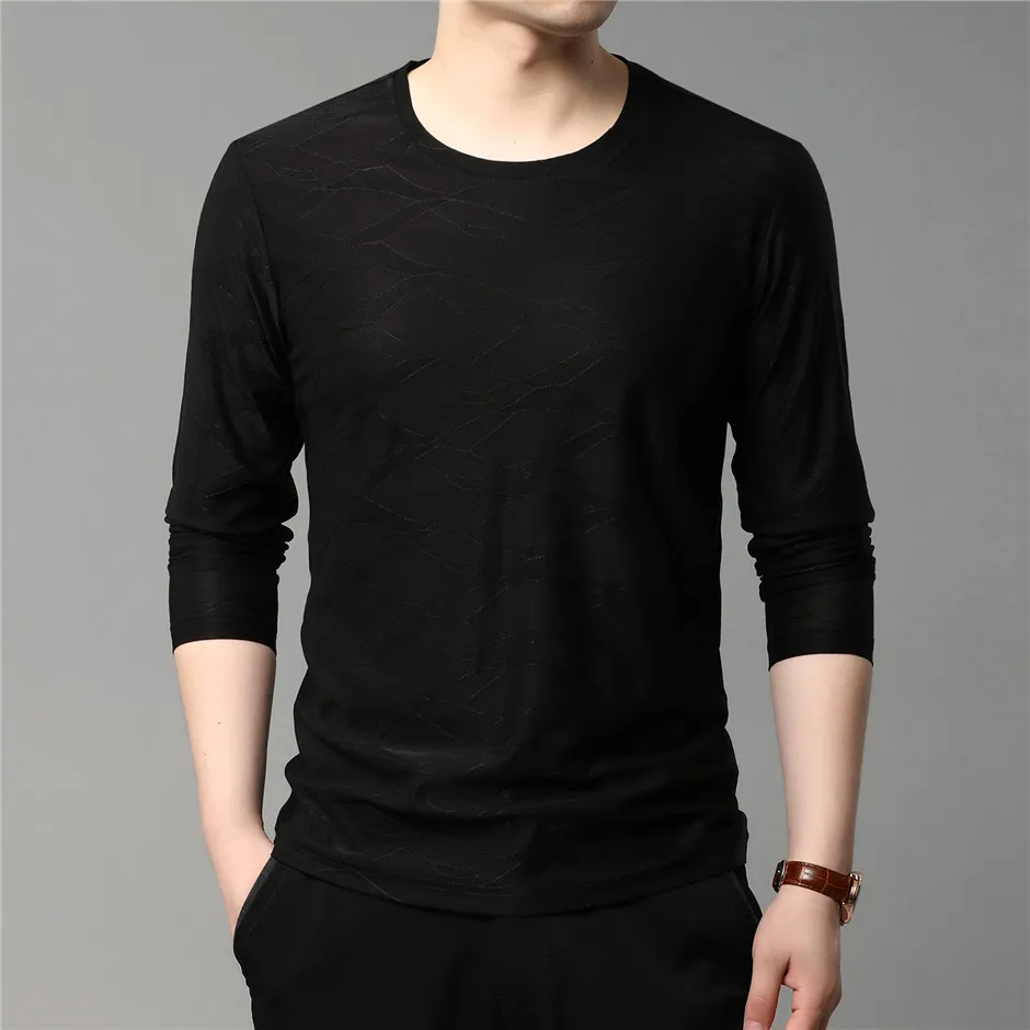 Fall men's fashion casual solid color 