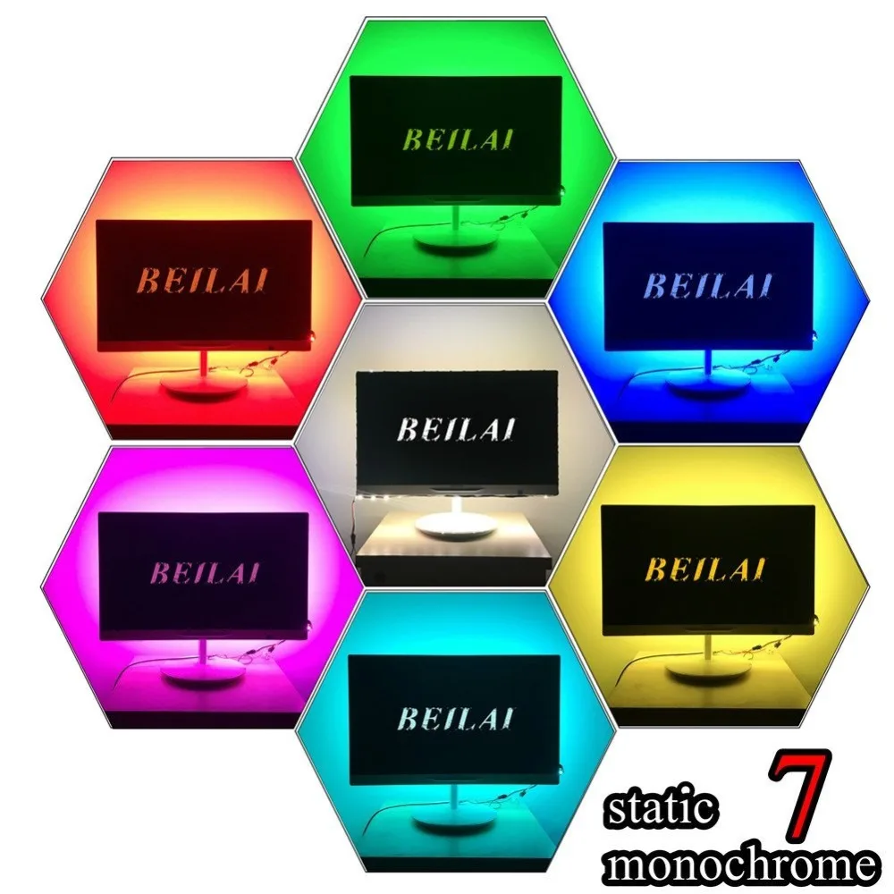 Magic Home WS2812b 5050 RGB светодиодные полосы Набор Wi-Fi приложение управление адресуемый светодиодный пиксельный фоновый свет телевизора IOS Android Alexa Google