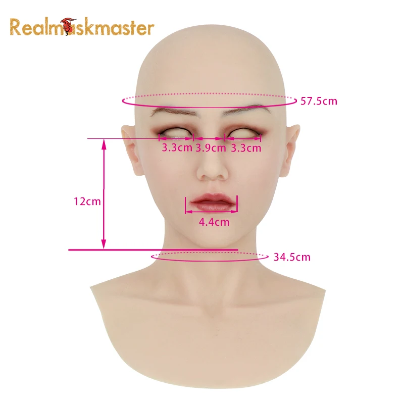 Roanyer силиконовый Искусственный Реалистичная длинная шея может маска для трансвеститов на Хэллоуин транссексуалов сексуальные косплей транссексуал