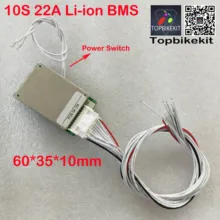 10s/13s/14s li-ion bms 20a para bateria de íon-lítio, pacote com interruptor de energia para caixa de polly bms sm01 case/segundo estojo bms com equilíbrio