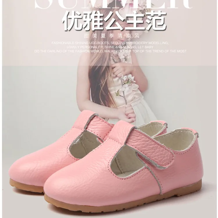 

CHILDREN'S Shoes Genuine Leather Children Shoes 2018 Korean-style Princess Shoes Soft Bottom Girls Small Leather Shoes