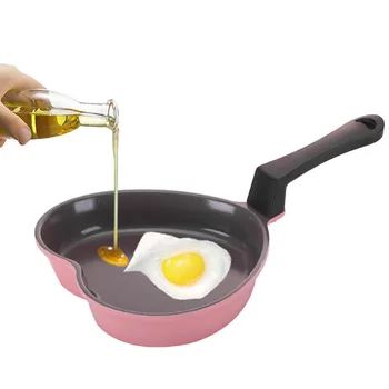 

Non-Stick Frying Pan Frying Pan,Mini Love Ceramic Nonstick Heart-Shaped Egg Frying Pan