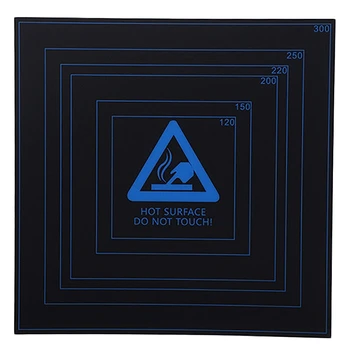 

Protect Printing Platform Sticker 310x310x0.5Mm Heated Bed Film Tape 3D Printers Parts Accessories(Blue)