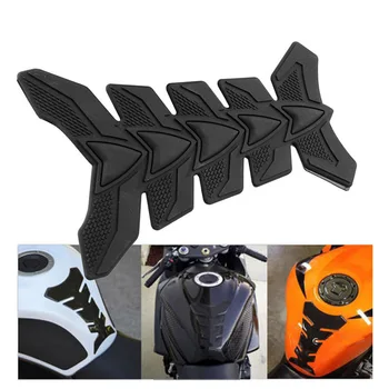 

Motorcycle Gas Tank Protector Sticker Universal Fish Bone Shape Fuel Tank Pad Decal For Motorbike Car Oil Tank