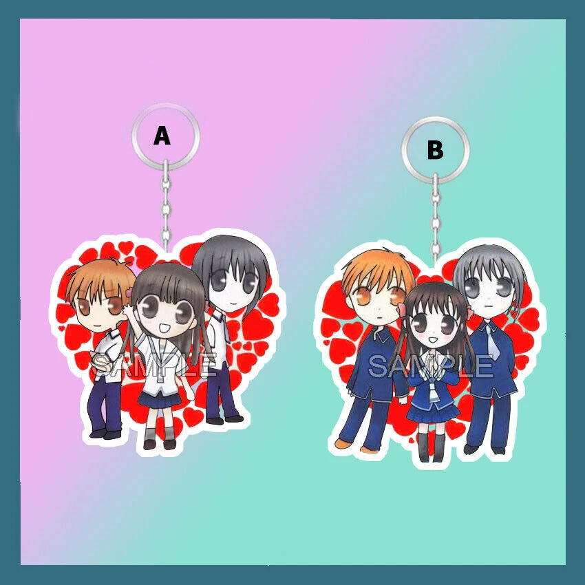 Acrylic Keychain Strap Keyring Furuba Fruits Basket Souma Yuki Sohma Hatsuharu Key Chains Aliexpress