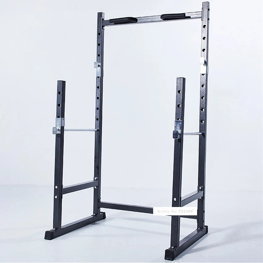 D-50 Panca Pesi Half Frame Squat Barbell Rack Indoor Fitness Pull Up Sollevamento Pesi Panca Panca Telaio Bilanciere Panca Di Sollevamento